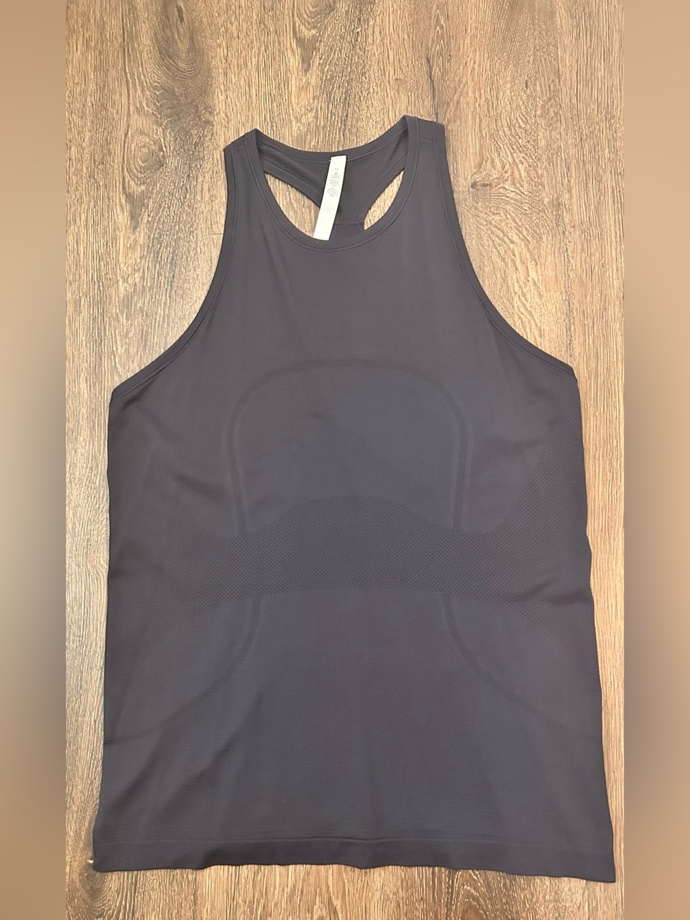 Lululemon Women’s Swiftly Tech T-Back Tank Top Navy Blue Size 12 Athletic Gym